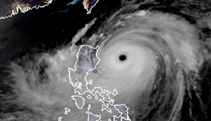 imagen satelital del tifon mangkhut en filipinas ap