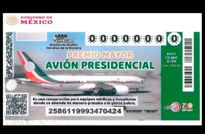 Noticias de Puerto Vallarta | NotiespacioPV | Llegan boletos para la rifa del avión presidencial a Puerto Vallarta