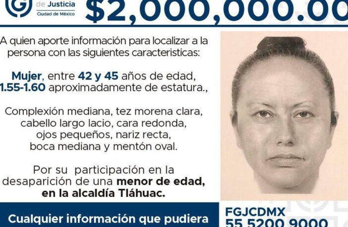 Noticias de Puerto Vallarta | NotiespacioPV | Difunden retrato hablado de mujer que se llevó a Fátima de la escuela