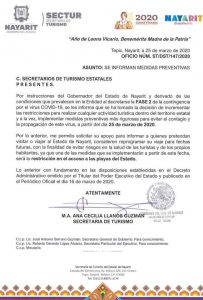 Confirma gobernador acceso controlado a playas nayaritas Noticias de Puerto Vallarta | NotiespacioPV | Confirma gobernador acceso controlado a playas nayaritas