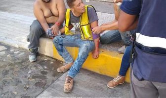 Se pelean a machetazos en centro de Puerto Vallarta