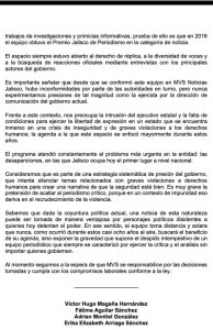 Noticias de Puerto Vallarta | NotiespacioPV | Periodistas alzan la voz: 'Nos corrieron por Enrique Alfaro'