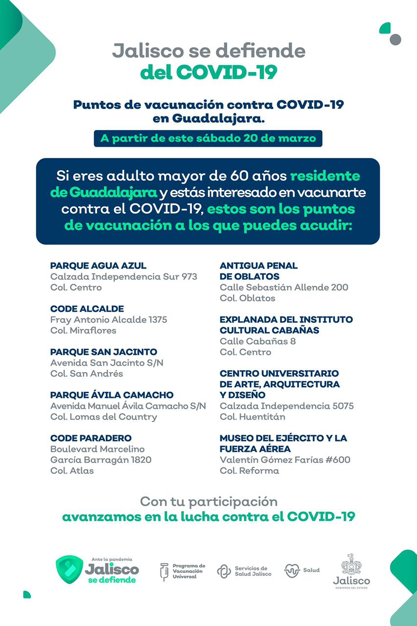Noticias de Puerto Vallarta | NotiespacioPV | Cambian dinámica de vacunación en Guadalajara, ya no será por alfabeto
