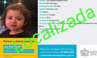Noticias de Puerto Vallarta | NotiespacioPV | Localizan a Julia Villaseñor, menor desaparecida junto con su familia en Acatic