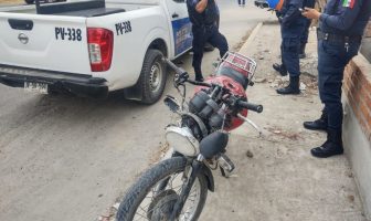 Noticias de Puerto Vallarta | NotiespacioPV | Encuentran moto con sangre en avenida Poetas; investigan su procedencia