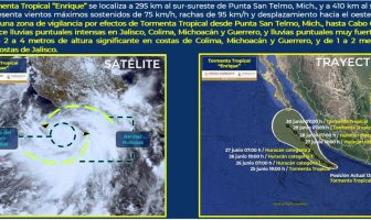 Noticias de Puerto Vallarta | NotiespacioPV | Prevén que “Enrique” traiga lluvias moderadas a fuertes en algunas zonas de Jalisco
