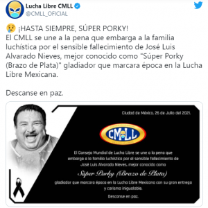 Noticias de Puerto Vallarta | NotiespacioPV | Fallece Súper Porky, ícono de la lucha mexicana