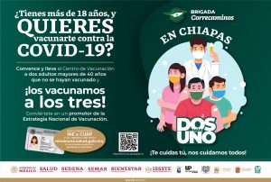 Chiapas ofrece atractiva estrategia para vacunación de personas mayores