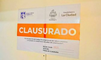 Clausuran durante el fin de semana 19 establecimientos en Guadalajara