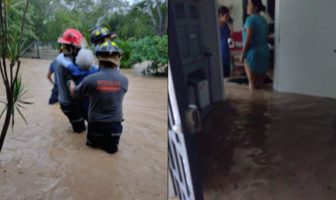 5 casas inundadas en El Colorado por las intensas lluvias