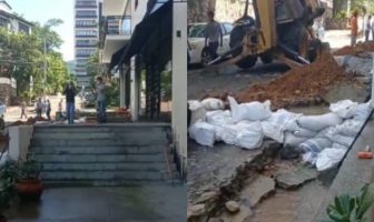 Noticias de Puerto Vallarta | NotiespacioPV | VIDEO: Edificio en Puerto Vallarta se come la mitad de la calle