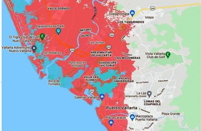 Vallarta quedaría inundado si sigue el cambio climático