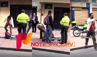 Noticias de Puerto Vallarta | NotiespacioPV | Viral: Lo detienen por su color de piel y arremete contra policías ¡voy a trabajar! responde