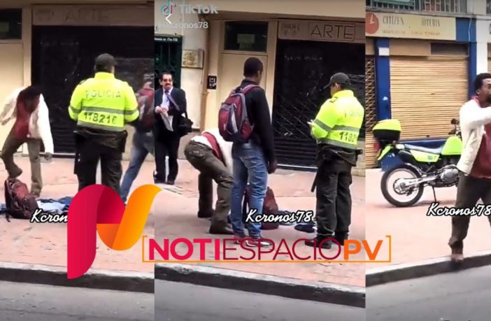 Noticias de Puerto Vallarta | NotiespacioPV | Viral: Lo detienen por su color de piel y arremete contra policías ¡voy a trabajar! responde