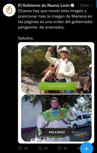 Noticias de Puerto Vallarta | NotiespacioPV | Gobierno de Nuevo León publica por error meme y una orden de Samuel García