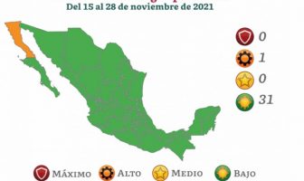 Noticias de Puerto Vallarta | NotiespacioPV | Con 31 estados en bajo riesgo de contagio de Covid-19, México se pinta de verde