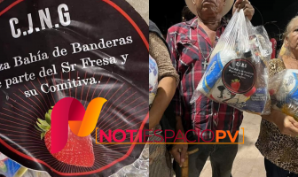 Noticias de Puerto Vallarta | NotiespacioPV | Regala CJNG despensas en Tuxpan, Nayarit
