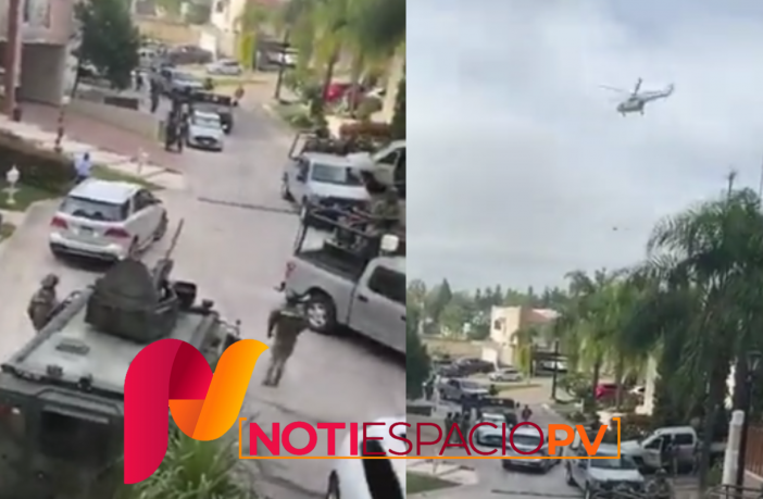 Noticias de Puerto Vallarta | NotiespacioPV | VIDEOS: Ejército Mexicano y Marina vigilan cotos y realizan cateos en casas de Guadalajara