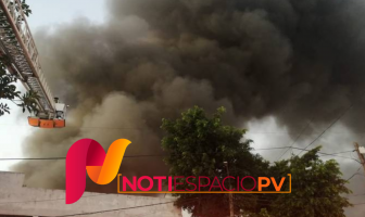 Noticias de Puerto Vallarta | NotiespacioPV | Se incendia fábrica de pinturas en Guadalajara