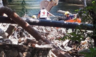 Noticias de Puerto Vallarta | NotiespacioPV | Una viga golpea a dos trabajadores en el Río Cuale