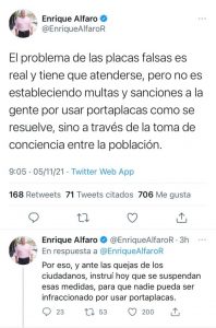 Noticias de Puerto Vallarta | NotiespacioPV | Ordena Enrique Alfaro suspender las multas por portaplacas tras reclamos