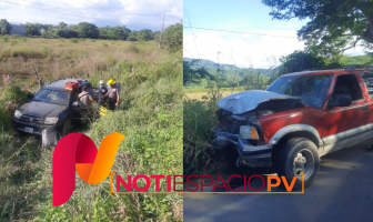 Noticias de Puerto Vallarta | NotiespacioPV | Conductor huye luego de un aparatoso choque en la 544