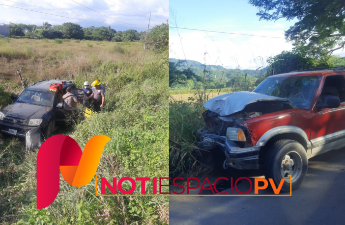 Noticias de Puerto Vallarta | NotiespacioPV | Conductor huye luego de un aparatoso choque en la 544