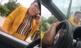 Noticias de Puerto Vallarta | NotiespacioPV | VIRAL: ¡Bájese! dice #LadyPresidenta a conductor con bate en mano