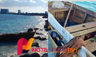 Noticias de Puerto Vallarta | NotiespacioPV | Migrantes llegan a zona hotelera de Cancún en bote de madera