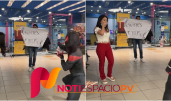 Noticias de Puerto Vallarta | NotiespacioPV | VIDEO: Joven disfrazado de Spider-Man pide a su amiga que sea su novia; lo rechaza