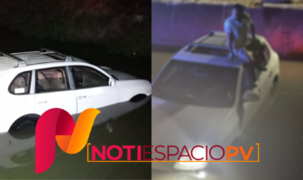 Noticias de Puerto Vallarta | NotiespacioPV | “Se le acabo la calle” y terminó en el canal