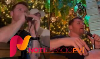 Notiespacio PV | VIDEO: Captan al Canelo Álvarez cantando borracho