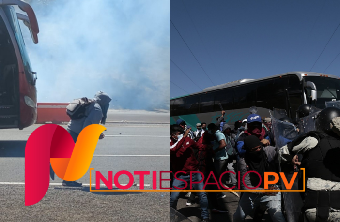 Noticias de Puerto Vallarta | NotiespacioPV | Se enfrentan normalistas y Guardia Nacional en Guerrero; saldo de 14 heridos