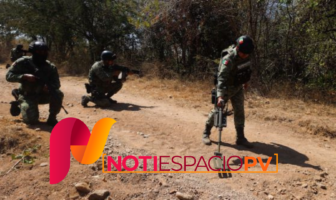 Noticias de Puerto Vallarta | NotiespacioPV | Ejército mexicano pisa con cuidado campo minado en Michoacán