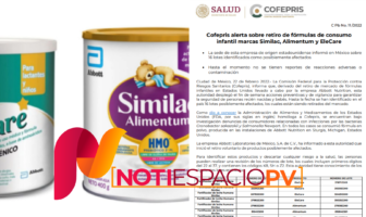 Noticias de Puerto Vallarta | NotiespacioPV | Cofepris lanza alerta sobre formulas lácteas para bebés por posible contaminación