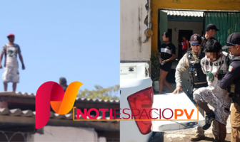 Notiespacio PV | Agresivo sujeto amenazaba a su familia con arma blanca en Villa de Guadalupe