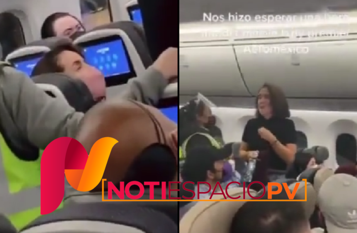 Notiespacio PV | VIDEO: "Lady Aeroméxico" mujer que retrasó vuelo de México a Francia