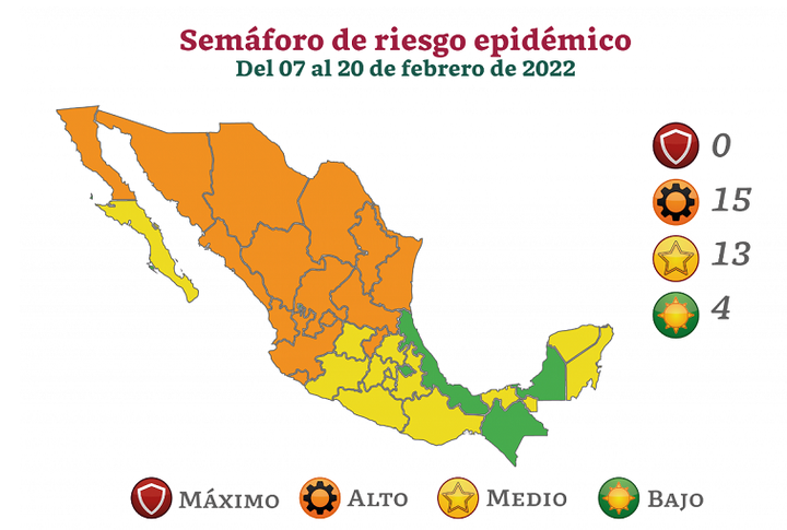 Noticias de Puerto Vallarta | NotiespacioPV | Nuevamente retrocede Jalisco en el semáforo epidemiológico; se pinta de naranja