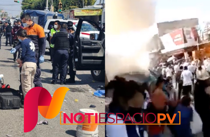 Noticias de Puerto Vallarta | NotiespacioPV | VIDEO: Explota camioneta con pirotecnia en Puebla