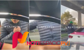 Notiespacio PV | VIDEO: "Montachoques" no logra extorsión y amenaza a familia en CdMx