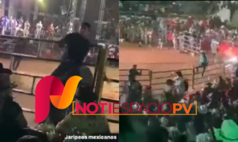Noticias de Puerto Vallarta | NotiespacioPV | VIDEO: Toro embiste a asistentes de Jaripeo en Morelia; se reportan 15 heridos