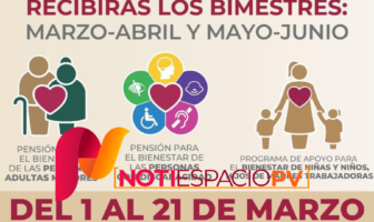 Noticias de Puerto Vallarta | NotiespacioPV | Anuncia Bienestar pago doble de pensiones del 1 al 21 de marzo