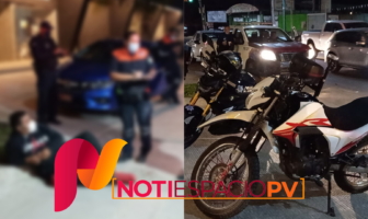 Notiespacio PV | Motociclista se impactó contra motopatrulla en Av. México