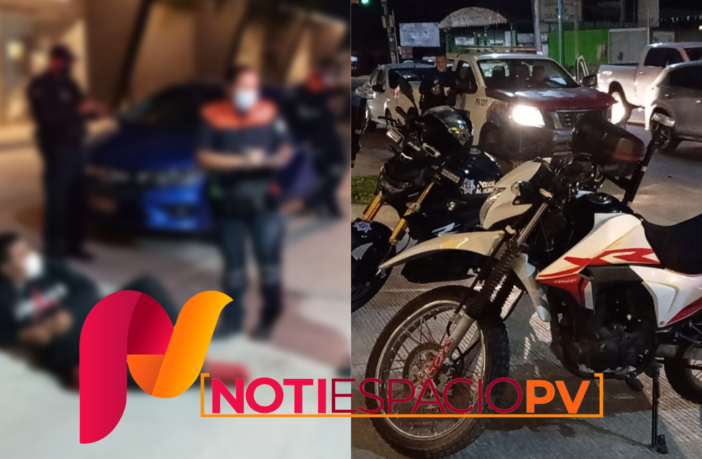 Notiespacio PV | Motociclista se impactó contra motopatrulla en Av. México