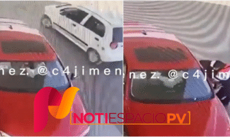 Notiespacio PV | Video capta el modo de operar de asaltantes a cuentahabientes de banco