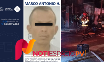 Notiespacio PV | Capturan a presunto responsable de la muerte de tres personas en incendio en Vista al Mar