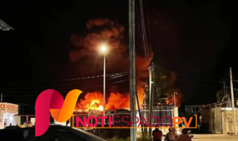 Noticias de Puerto Vallarta | NotiespacioPV | VIDEO: Maquiladora en Campeche se incendia