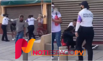 Noticias de Puerto Vallarta | NotiespacioPV | Exhiben en vídeo a policías que atacan a mujeres durante protesta