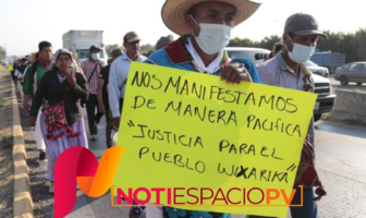 Noticias de Puerto Vallarta | NotiespacioPV | Caravana Wixárika llega a Guadalajara; exigen que les devuelvan sus tierras