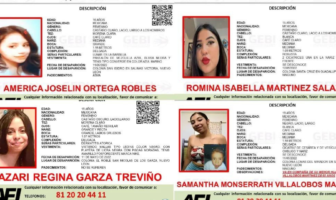 Noticias de Puerto Vallarta | NotiespacioPV | Cuatro jóvenes son reportadas desaparecidas en NL en menos de 24 horas